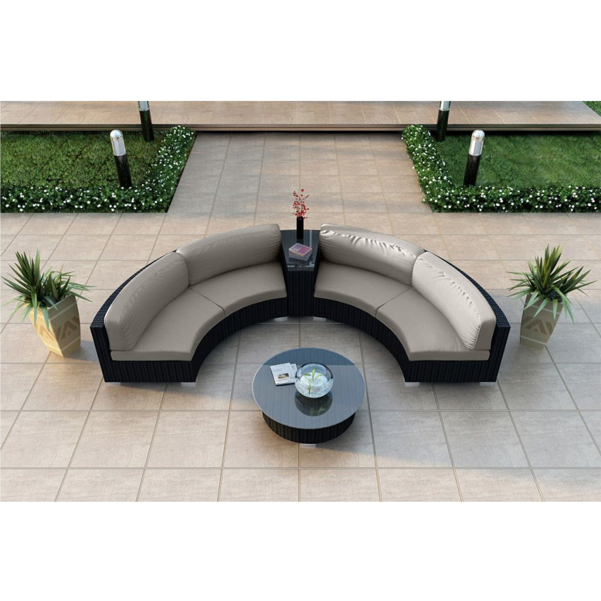 Urbana 4 Piece Curve Sectional Set、mySite、neckold