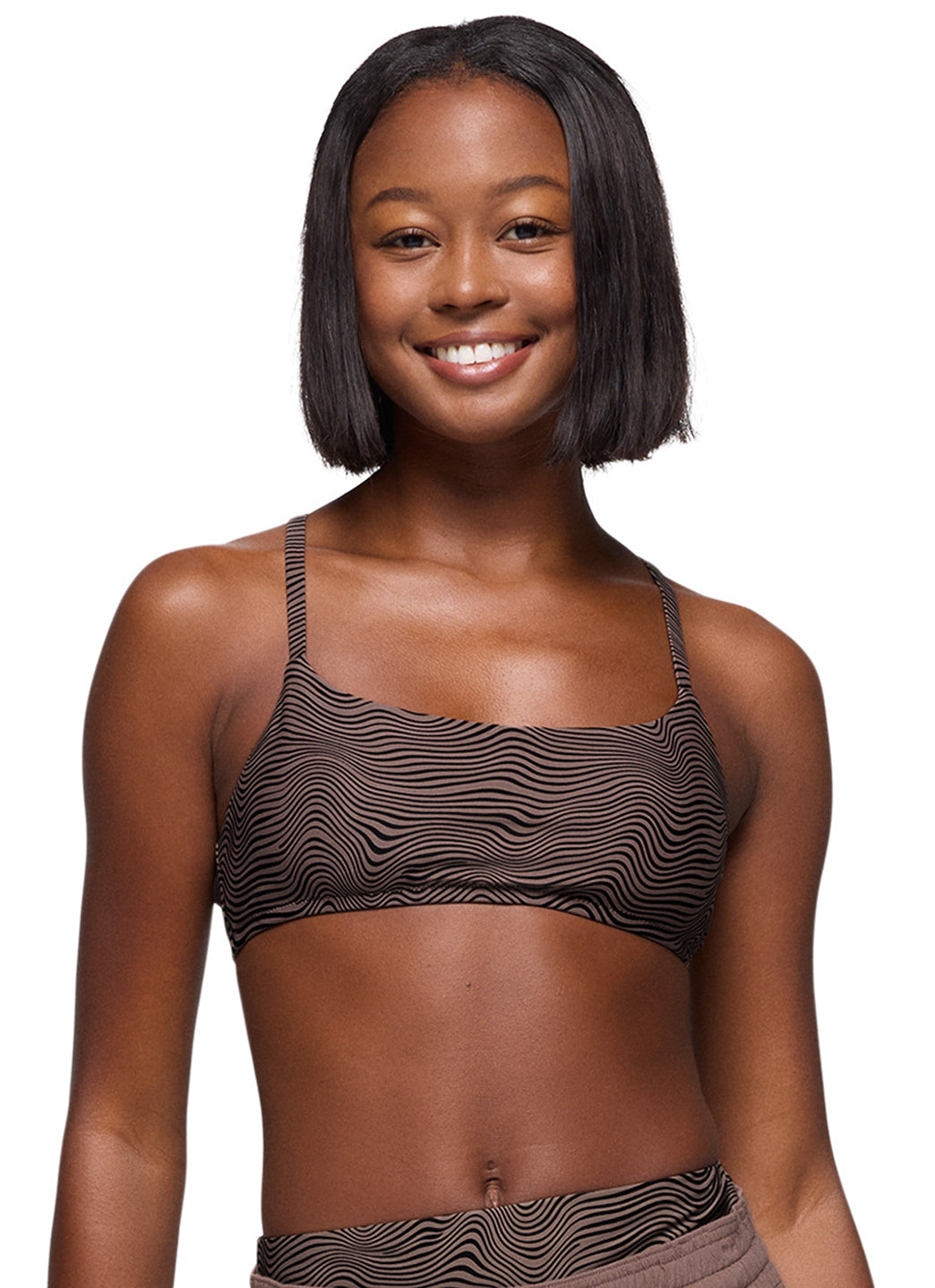 prAna Women's Print Lahari Bikini Top、mySite、noshort