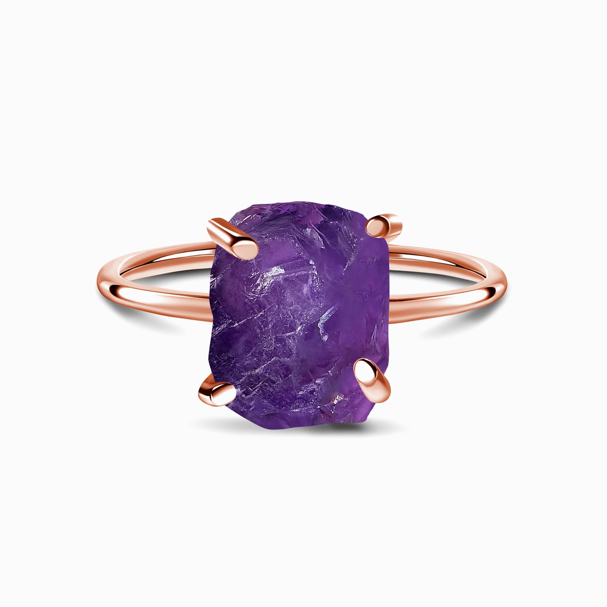Raw Crystal Ring - Petite Amethyst、mySite、hinf8tx79