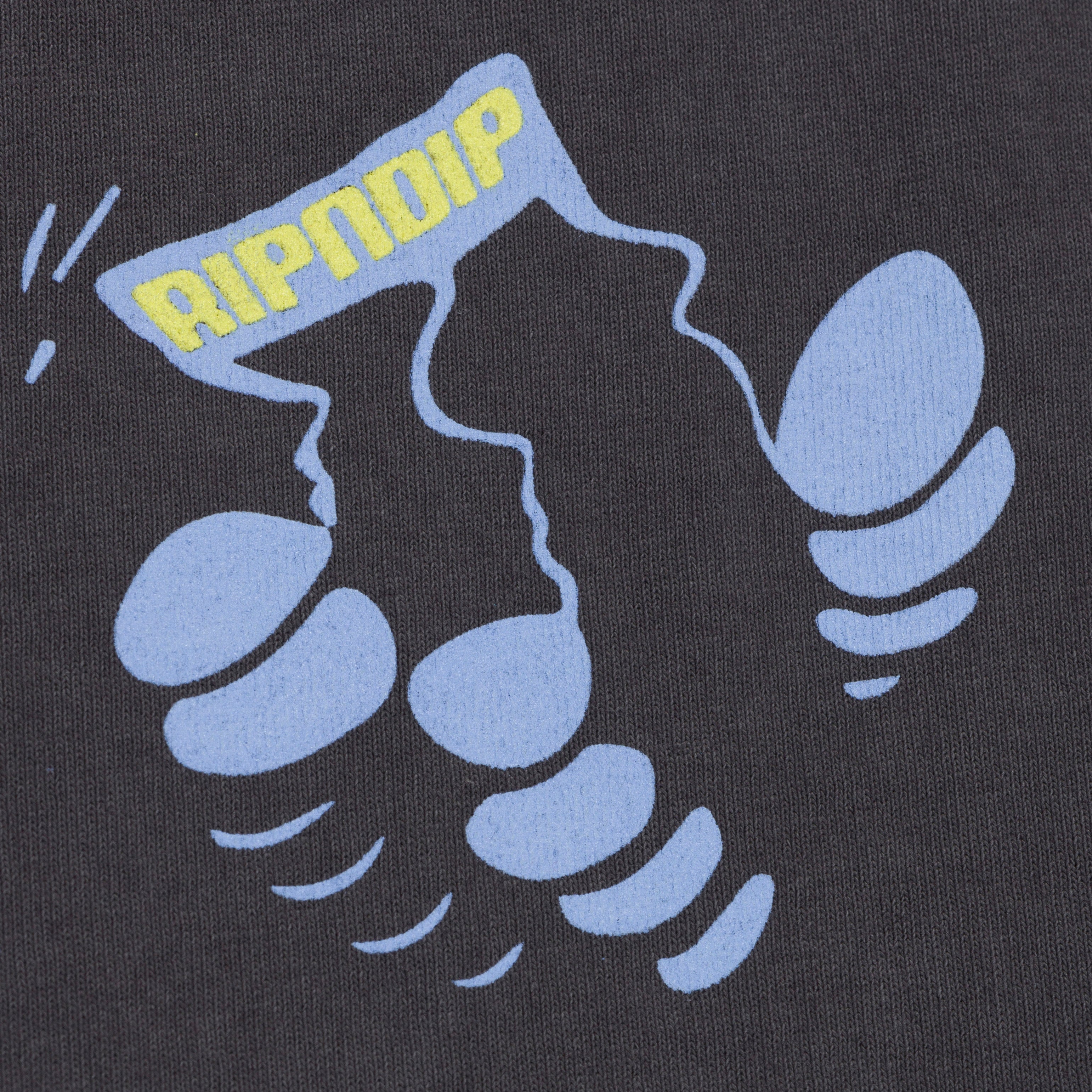  Ripndip Records Tee (Charcoal Vintage Wash)、mySite、merchandisen