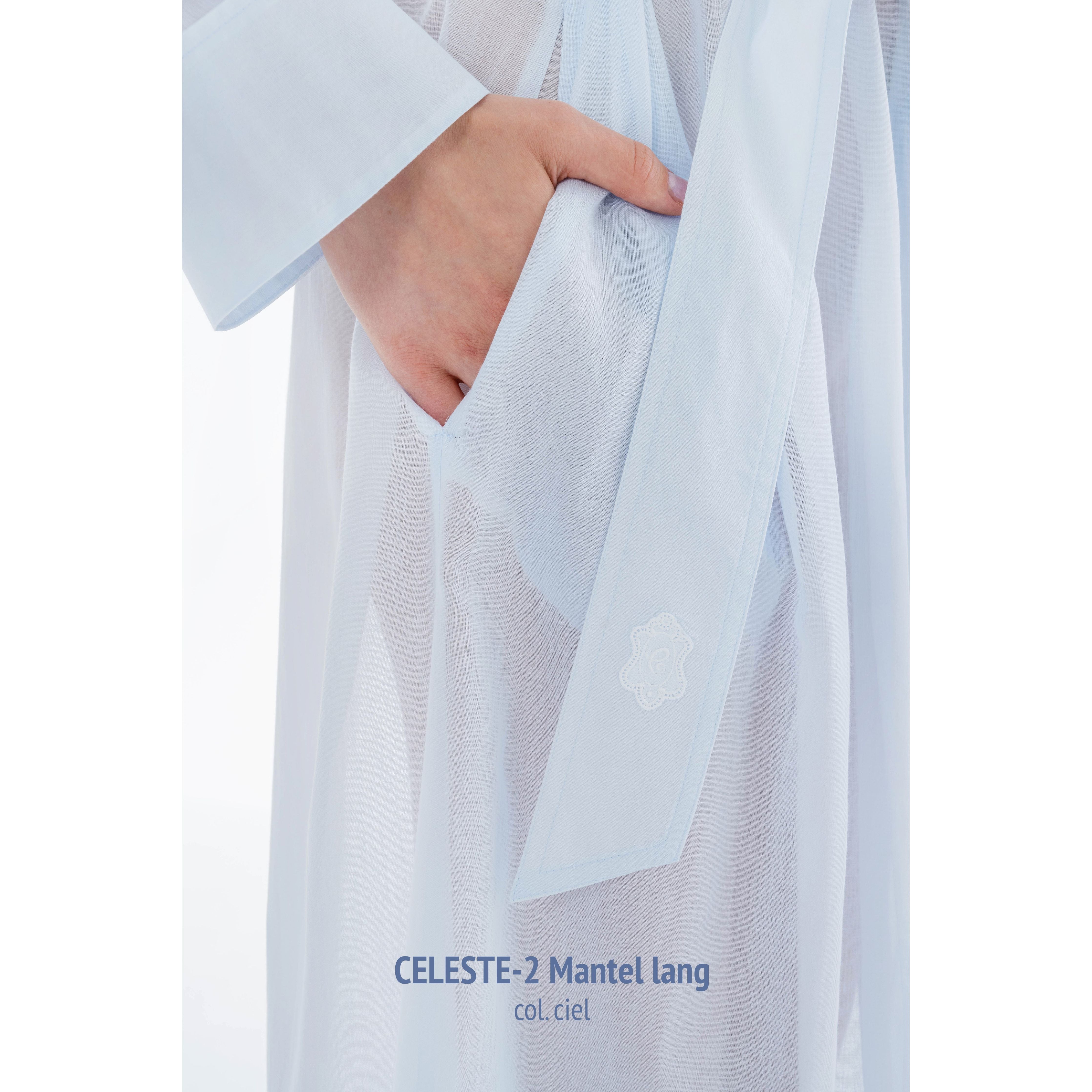  Celestine Celeste 2 Long Wrap Robe - Blue、mySite、justintrudeaud