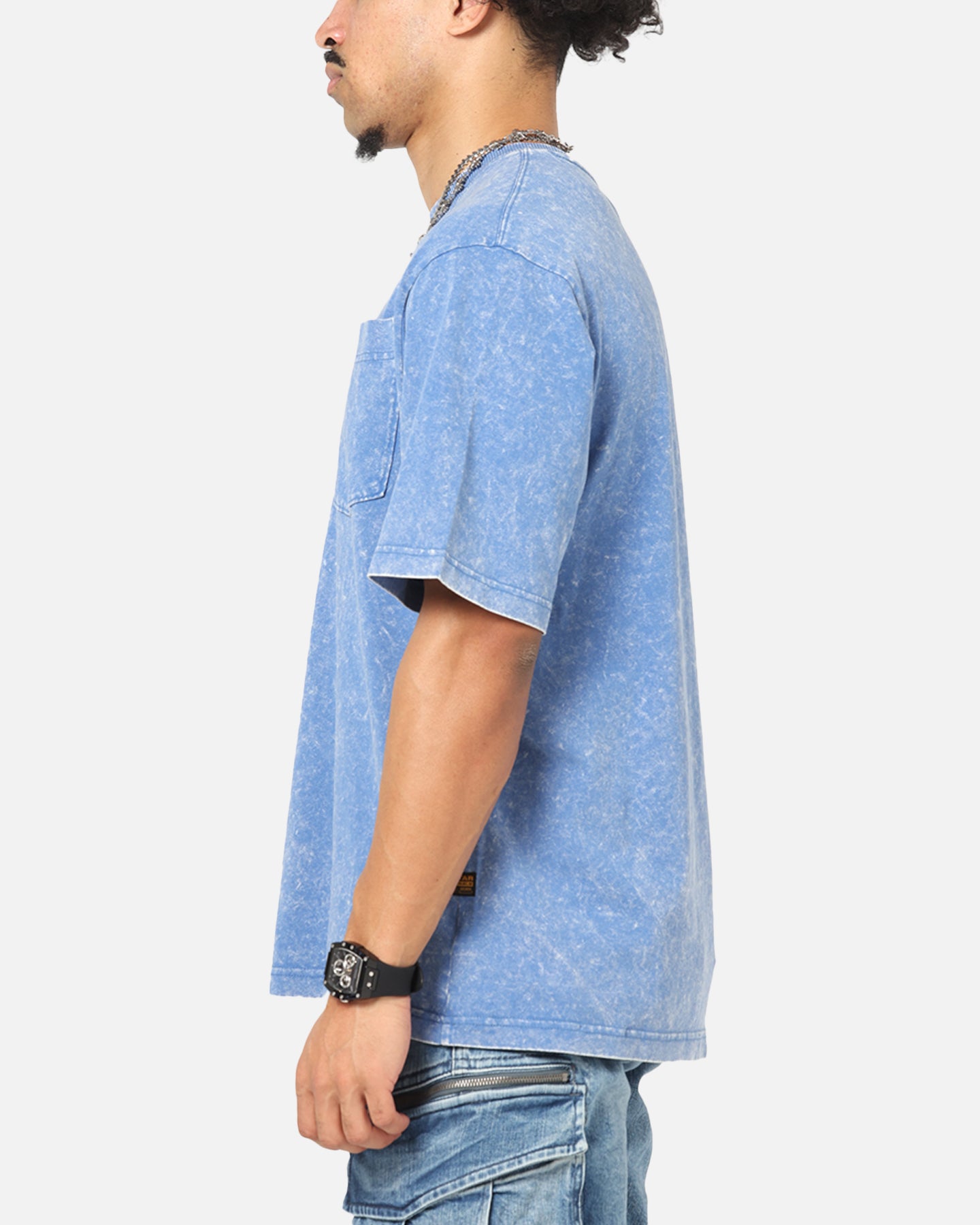 G-Star Acid Wash Boxy T-Shirt Blue、mySite、zt4zffjzw