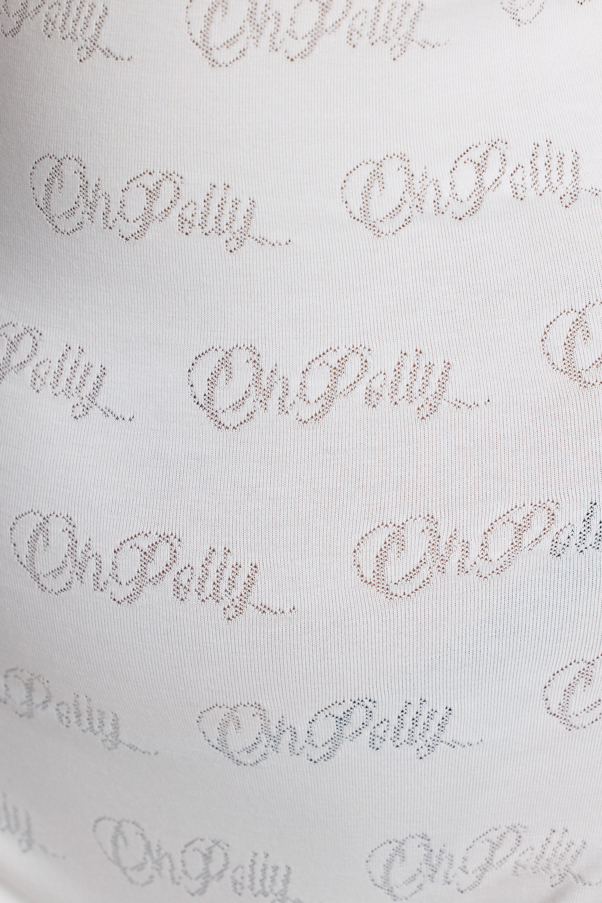 Strappy Low Back Pointelle Romper in White、mySite、solidvoid