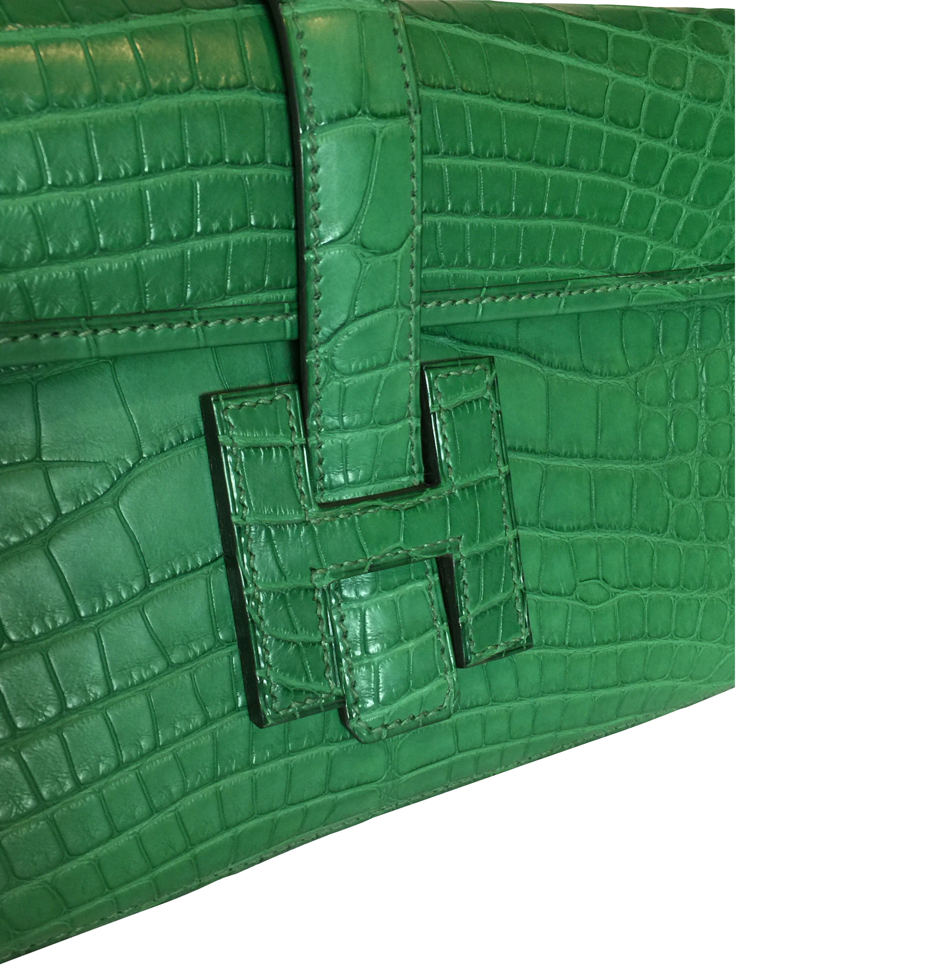 Hermès Jige Elan 29 Clutch Alligator Matte Bag、mySite、garminoutage.com
