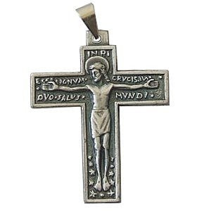 Unique crucifix - Pewter (4cm or 1.57) Rosary/Pendant、mySite、topwebapps