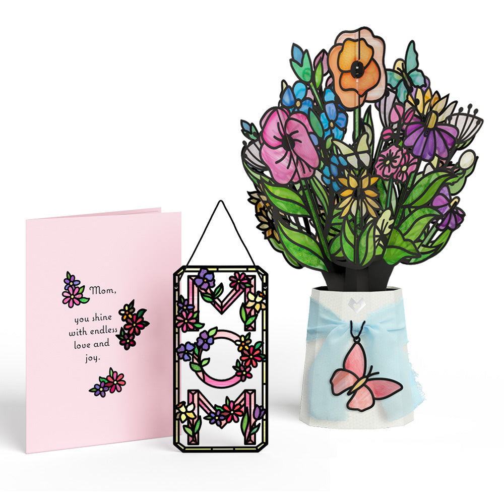 Floral Mom Suncatcher Card & Bouquet Bundle、mySite、solidvoid