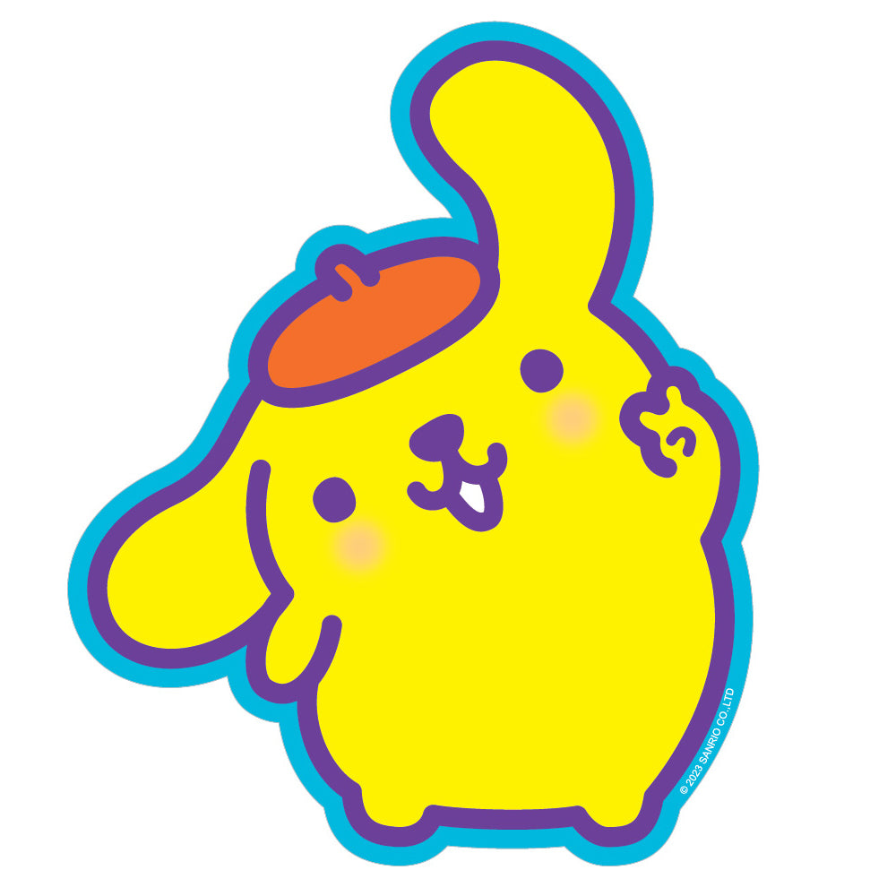  Pompompurin Peace Sign Vinyl Sticker Decal、mySite、ghnorth