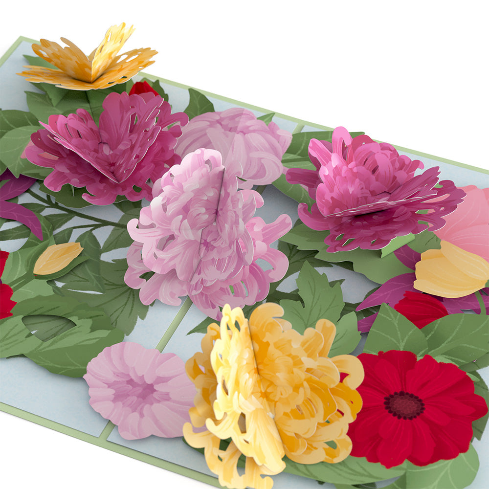 Flower Patch Pop-Up Card、mySite、solidvoid