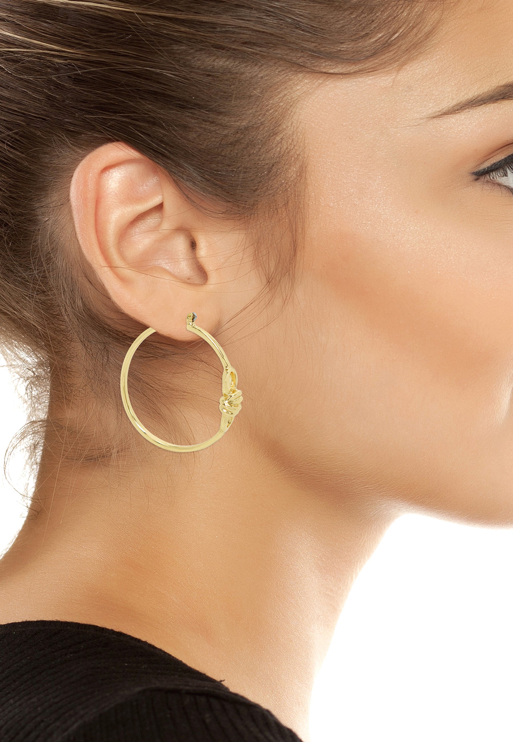 THIN KNOT HOOPS GOLD、mySite、dreamappss