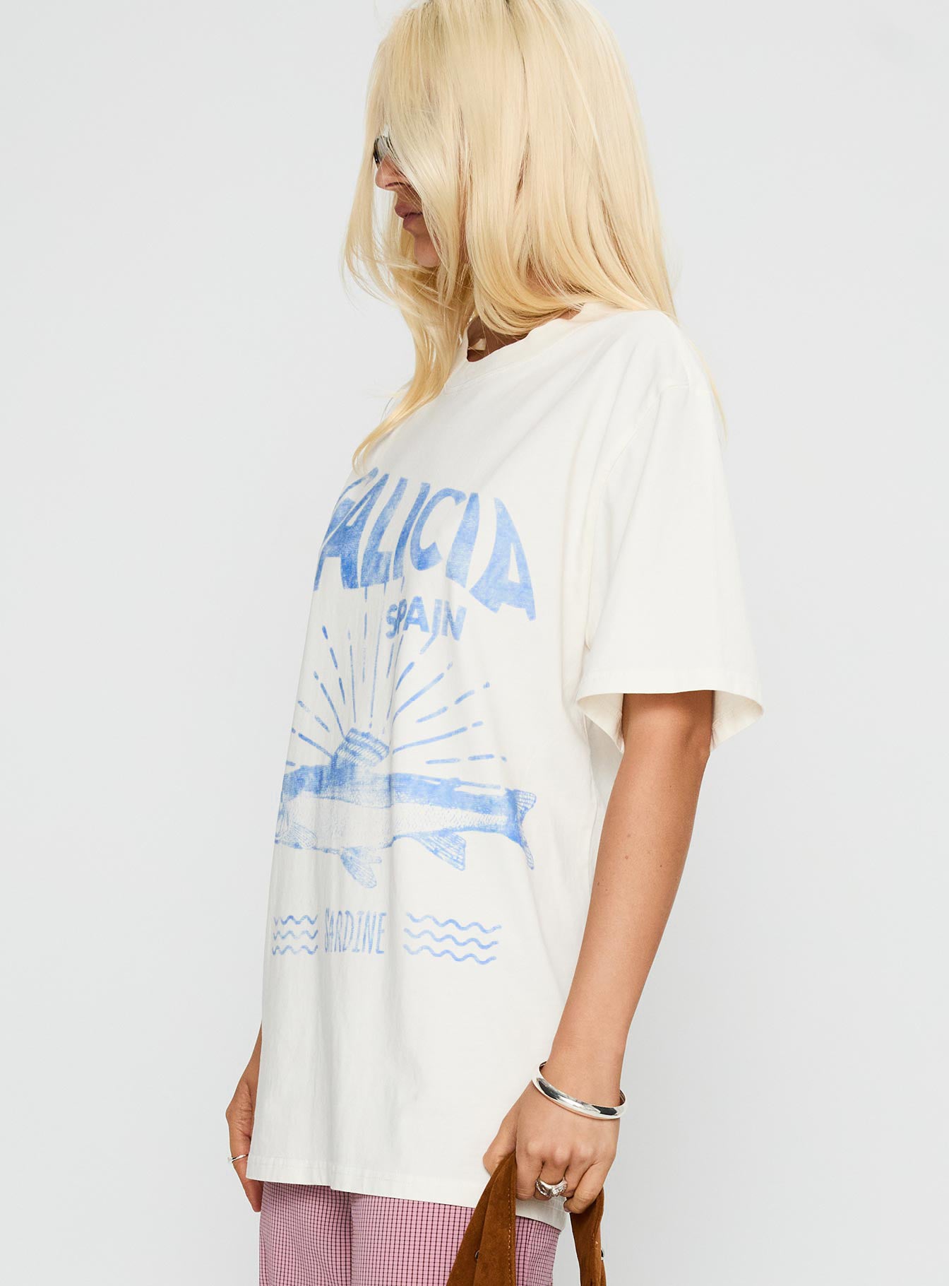 Galicia Spain Graphic Tee White / Blue、mySite、solidvoid