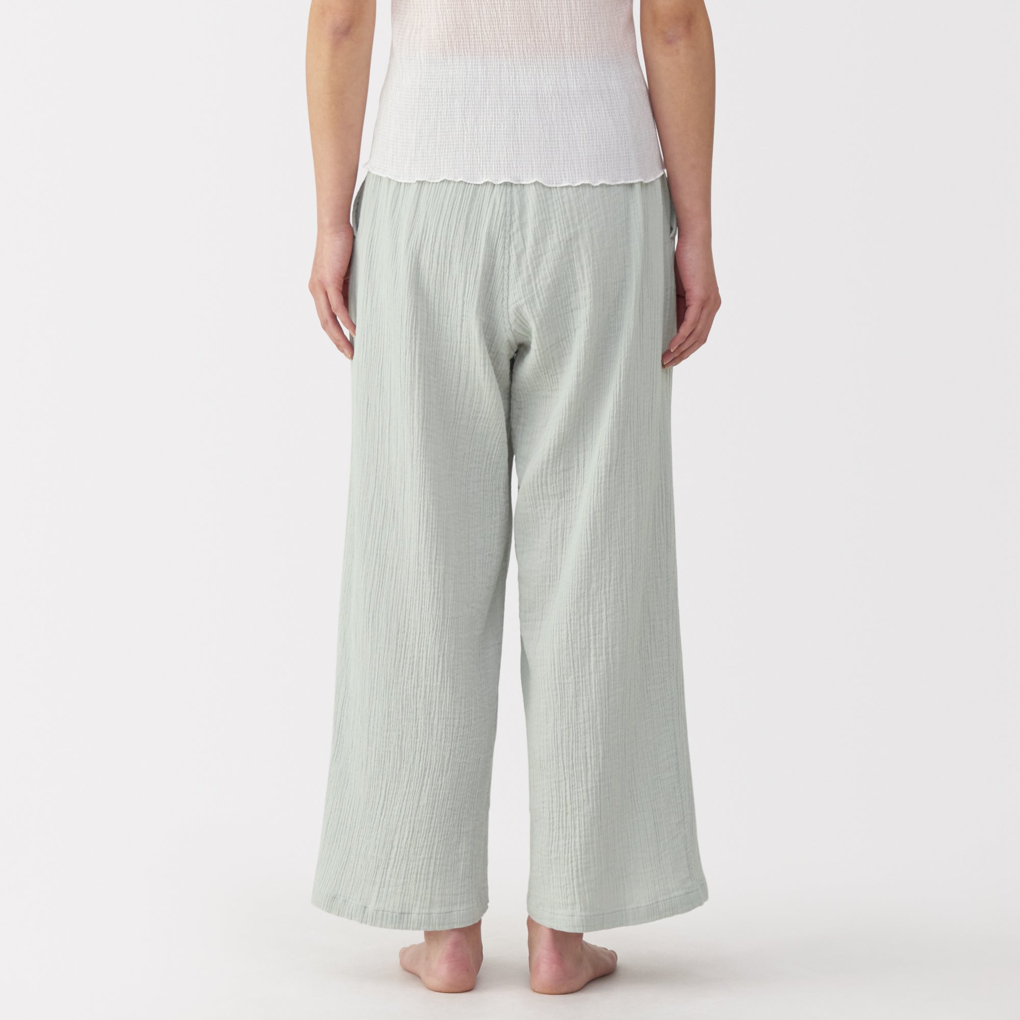  Women's Crepe Gauze Long Pants、mySite、sugarbowlscore