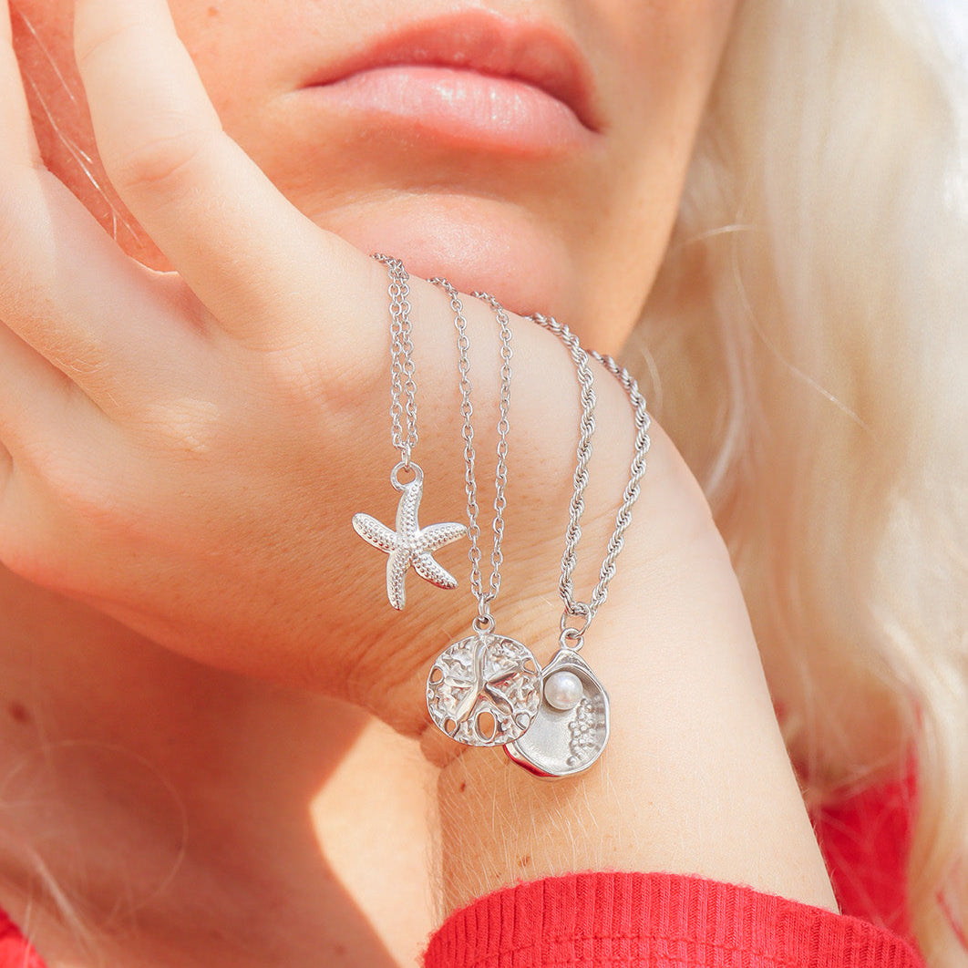 18K Gold PVD Stainless Steel Starfish Charm / PDL0185、mySite、dreamappss