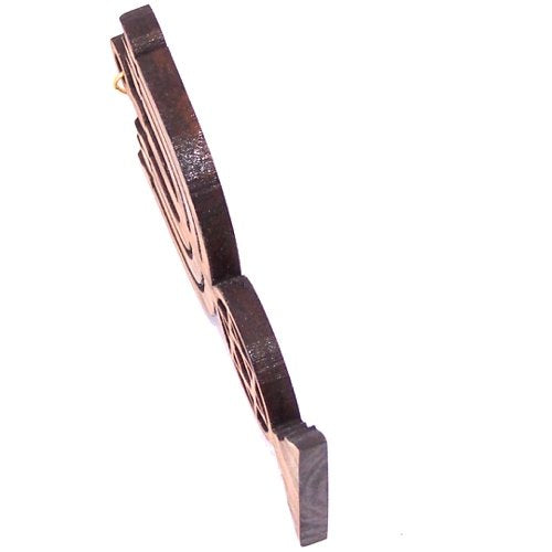 Holy Land Market Olive Wood Menorah with Star of David Ornament/Laser Large Pendant、mySite、topwebapps