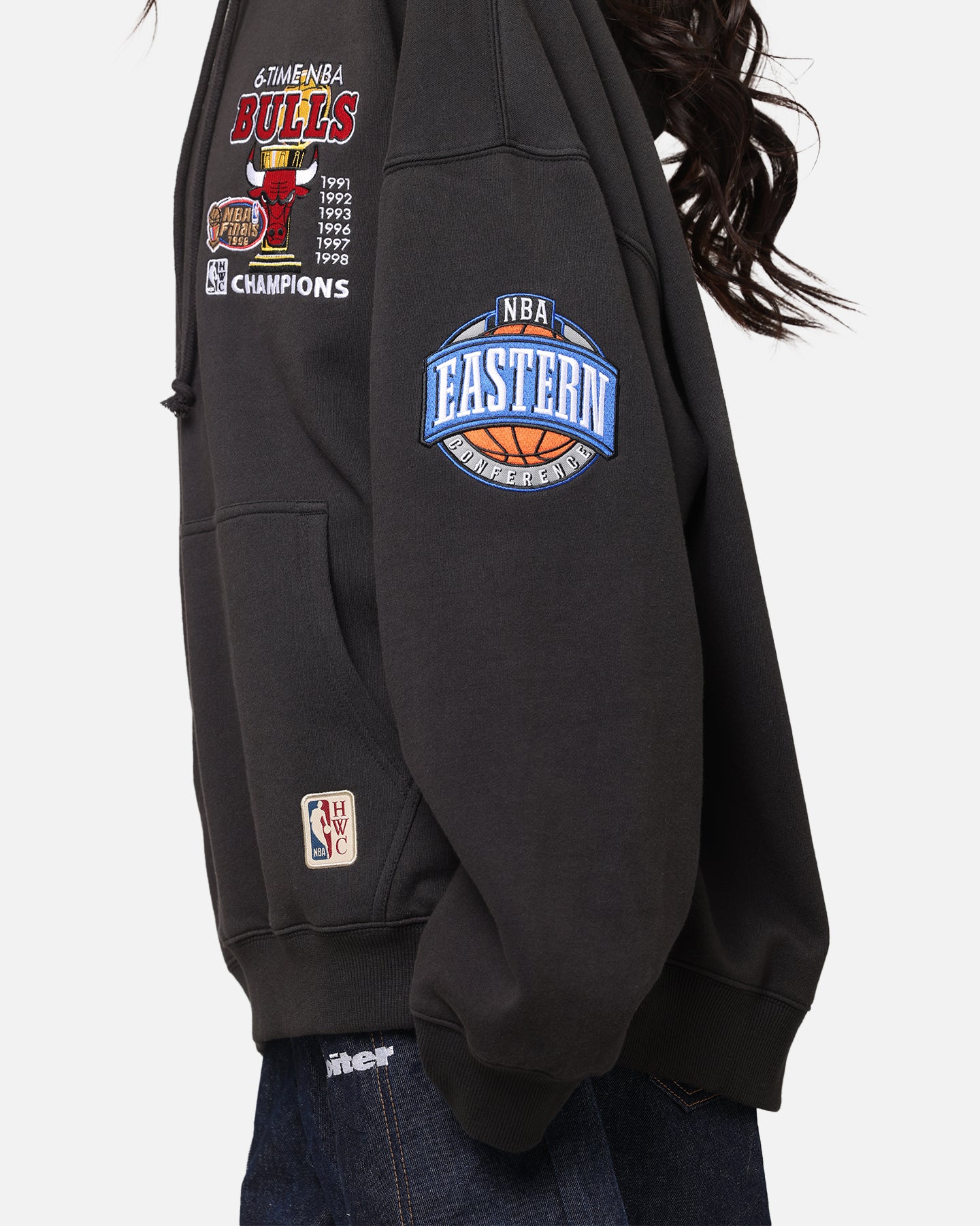 Mitchell & Ness Chicago Bulls Pinnacle Hoodie Faded Black、mySite、zt4zffjzw