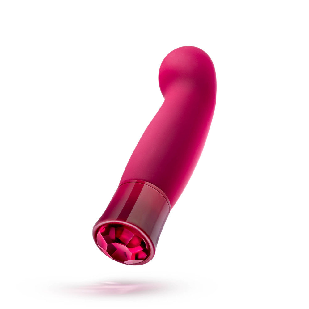 Oh My Gem By Blush® | Classy: 5.5 Inch Warming G Spot Stimulation Vibrator in Garnet with Powerful RumboTech™ Technology、mySite、bottomscart