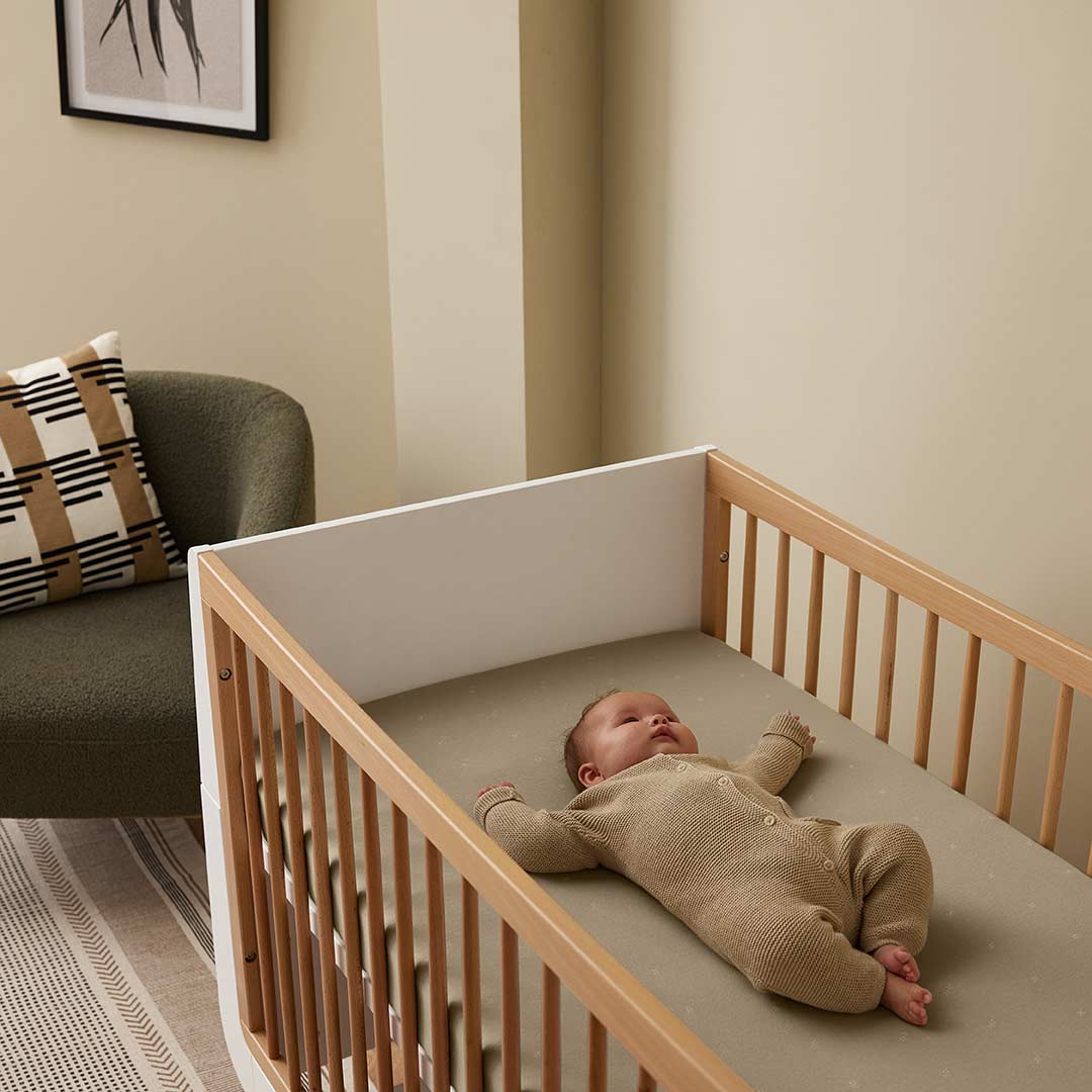  Snuz Twin Pack Cot Bed Sheets - Sage Cross、mySite、merchandisen