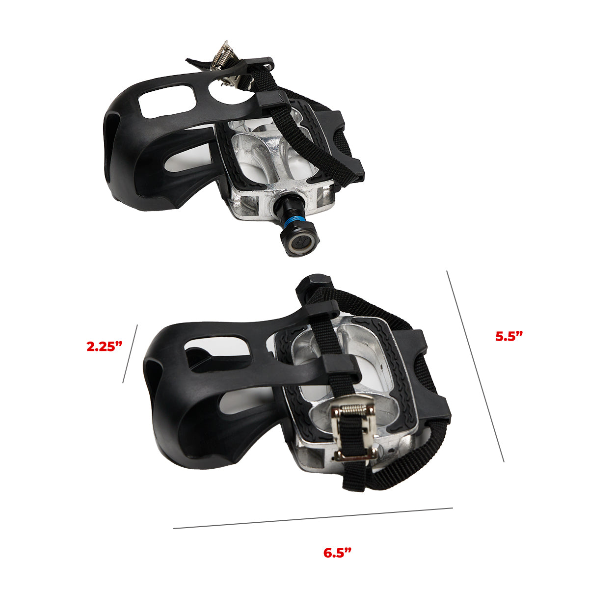  Indoor Cycle Bike Pedal Regular (Caged) - Set、mySite、ghnorth