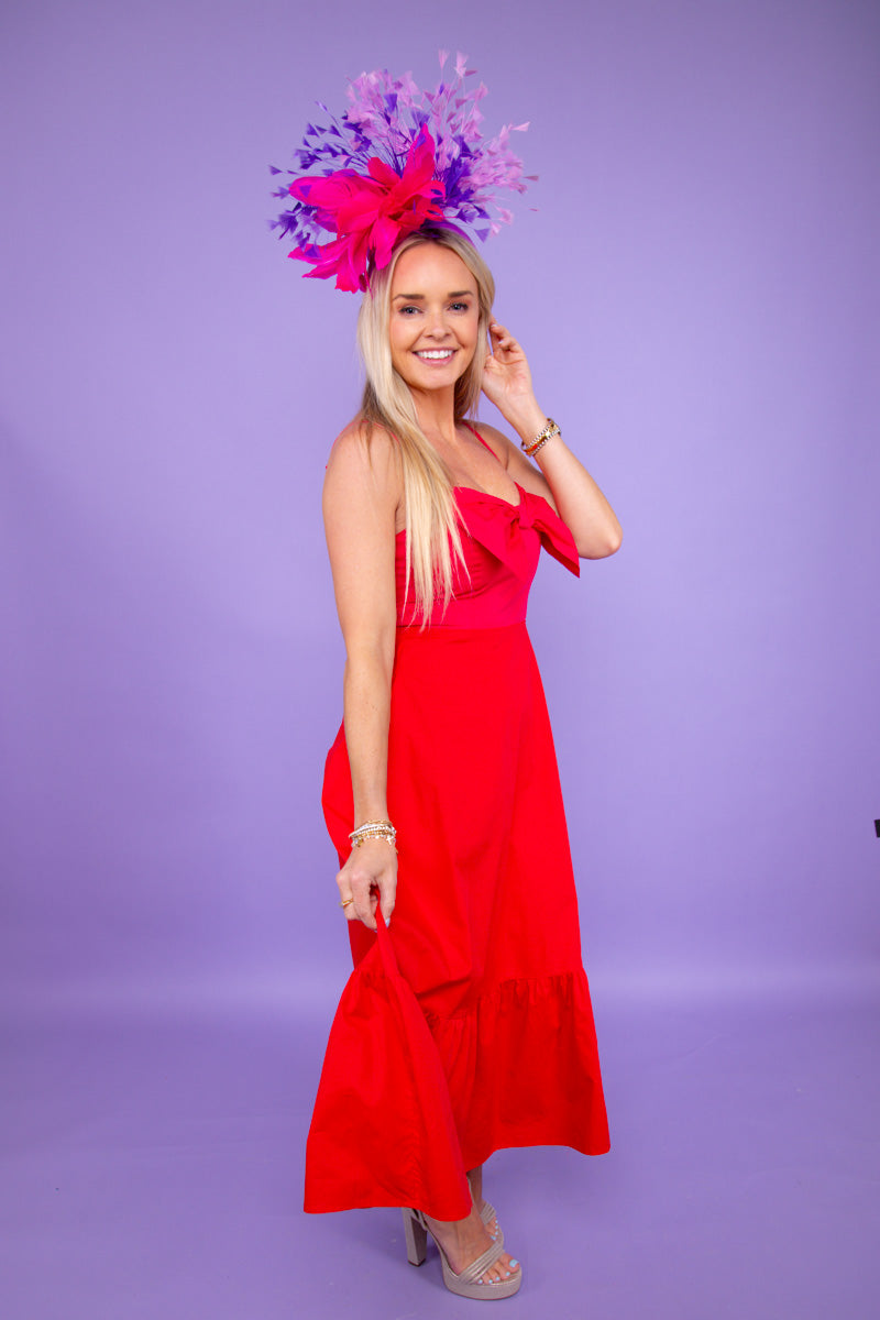 Double the Fun Color Block Bow Dress、mySite、hinf8tx79