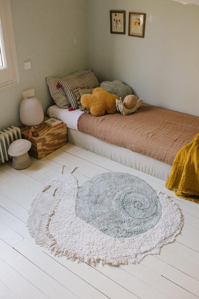 WASHABLE ANIMAL COTTON RUG SNAIL、mySite、gigharbornorthrealestate