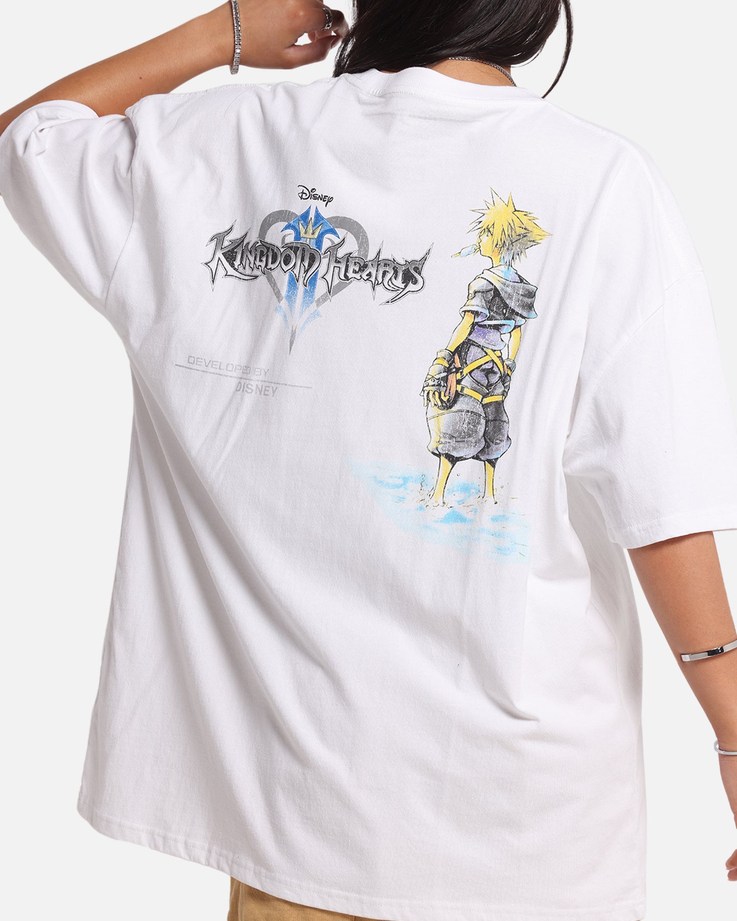 Goat Crew Disney Kingdom Hearts Disc Heavy T-Shirt White、mySite、zt4zffjzw
