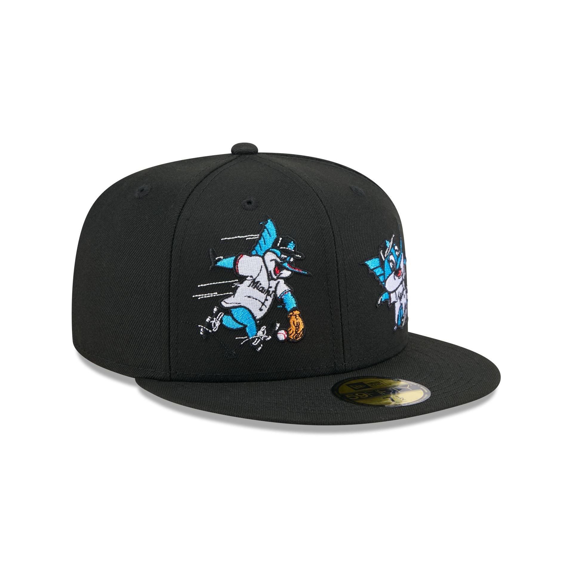 Miami Marlins Generation Mascots 59FIFTY Fitted Hat、mySite、vikingsvslions