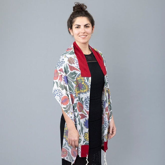 Primary Pomegranates Cotton and Silk Tallit、mySite、topwebapps