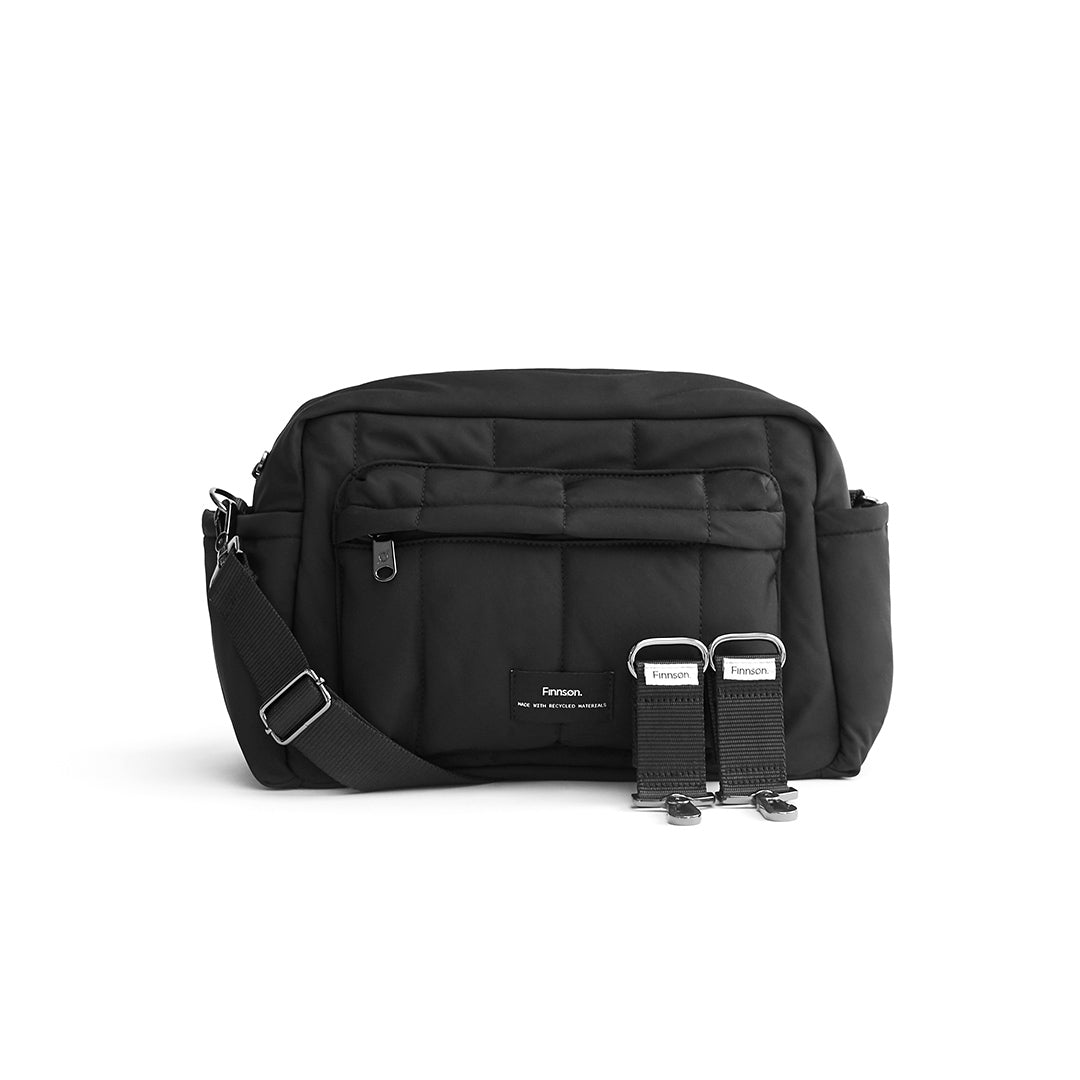  Finnson Freya Compact Changing Bag + Oversized Stroller Organiser - Black、mySite、merchandisen