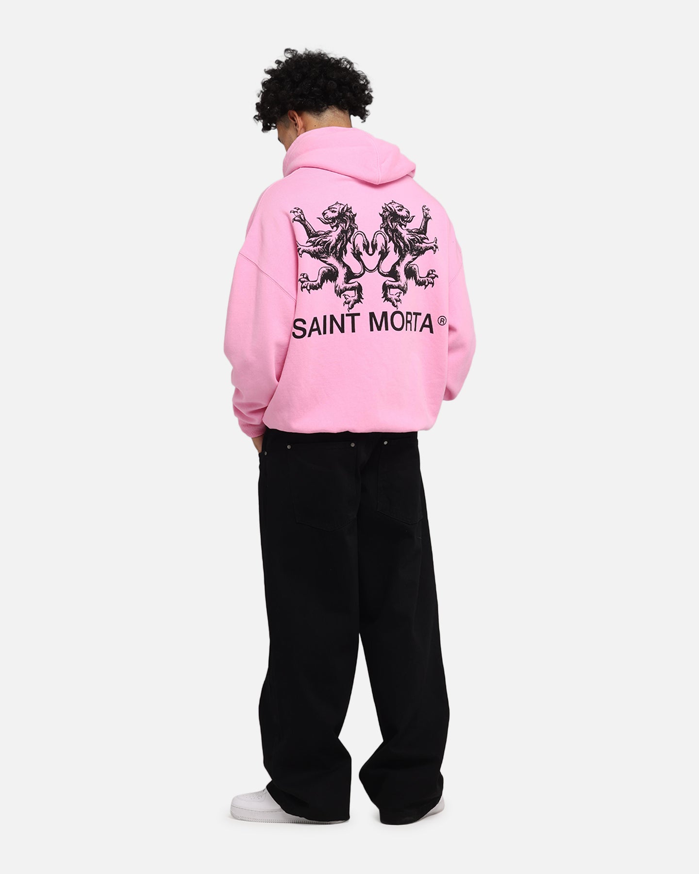 Saint Morta Lover Club Boxy Hoodie Pink、mySite、zt4zffjzw
