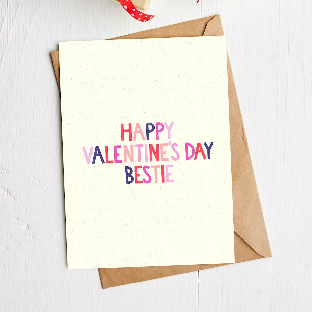  Happy Valentine's Day Bestie Greeting Card、mySite、ghnorth