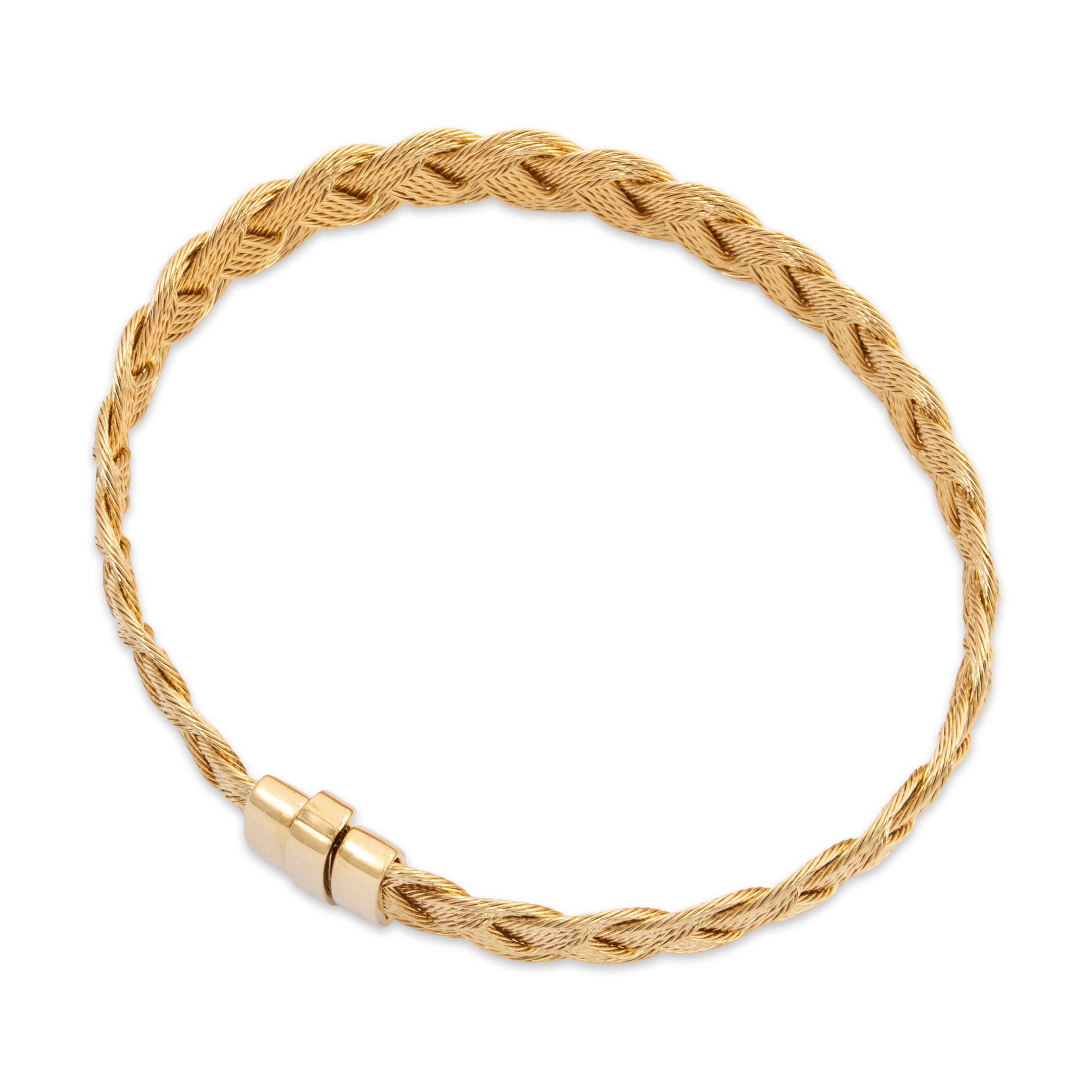 Vintage 14k Yellow Gold Nautical Style Braid Bracelet 6、mySite、hinf8tx79