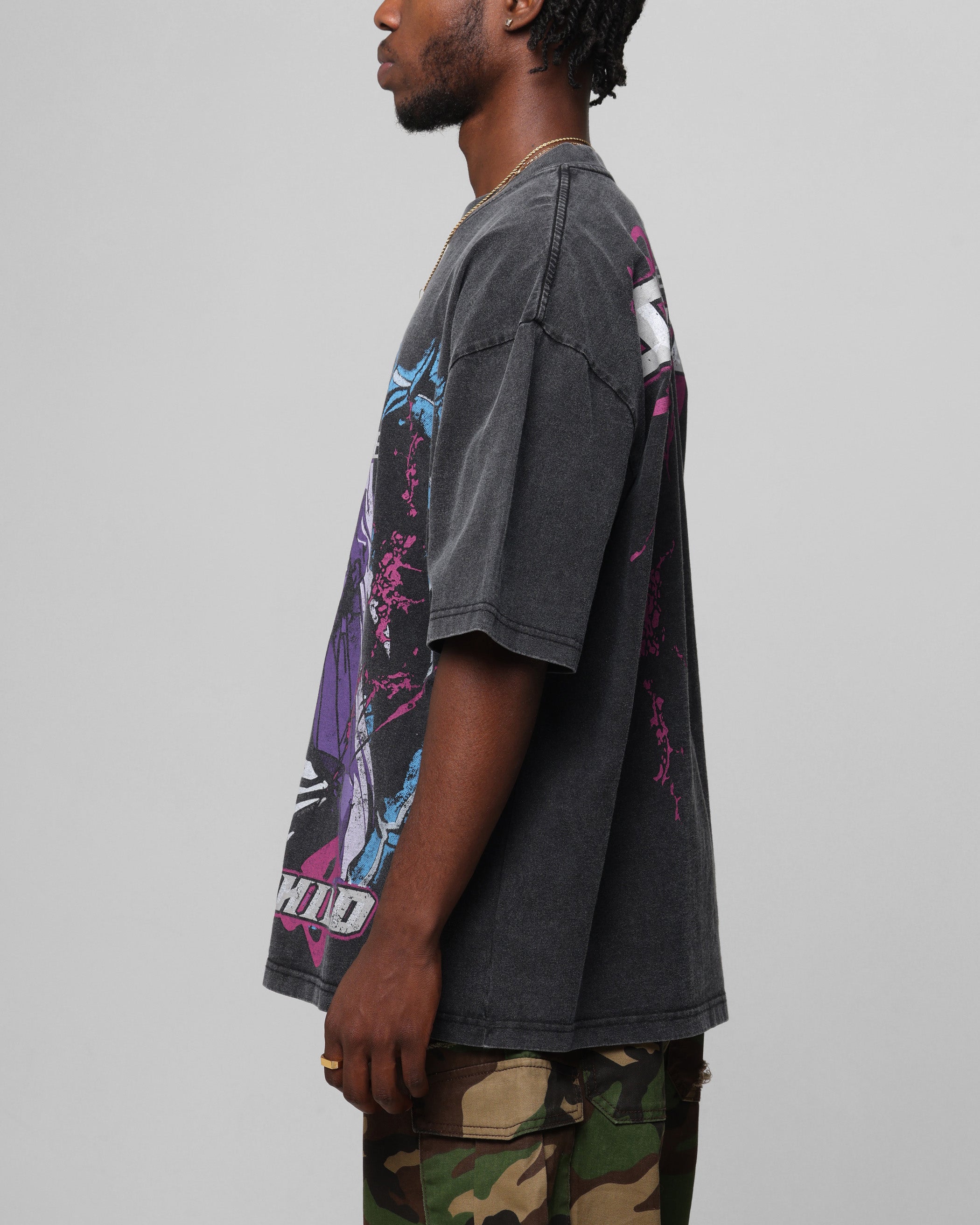 Loiter Midnight Widow Vintage T-Shirt Washed Black、mySite、zt4zffjzw