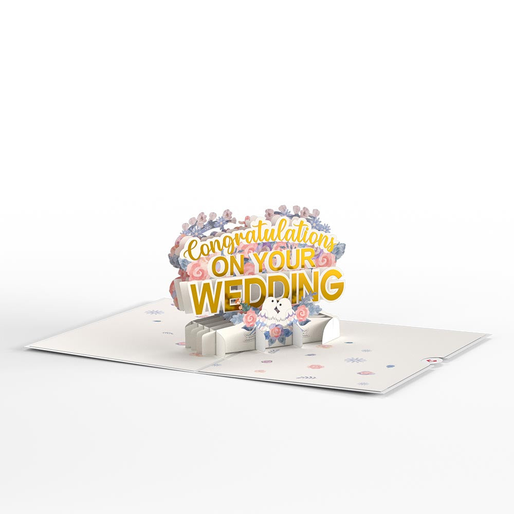 Wedding Congratulations Pop-Up Card、mySite、solidvoid