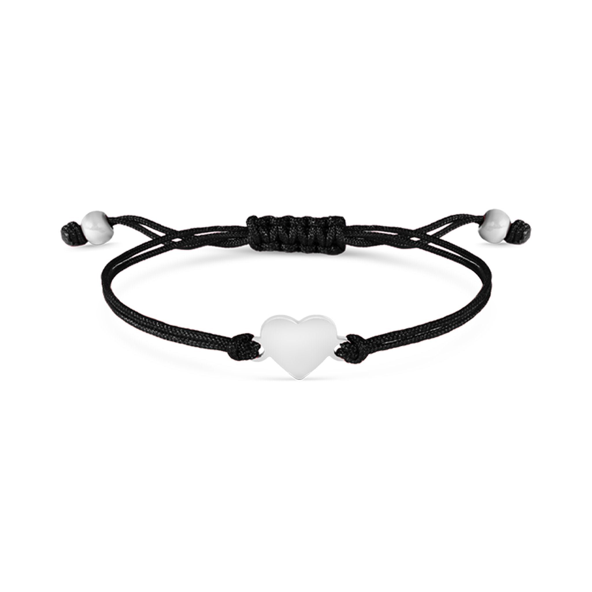 18K Gold PVD Stainless Steel Engravable Heart Friendship Bracelet / SBB0279、mySite、dreamappss