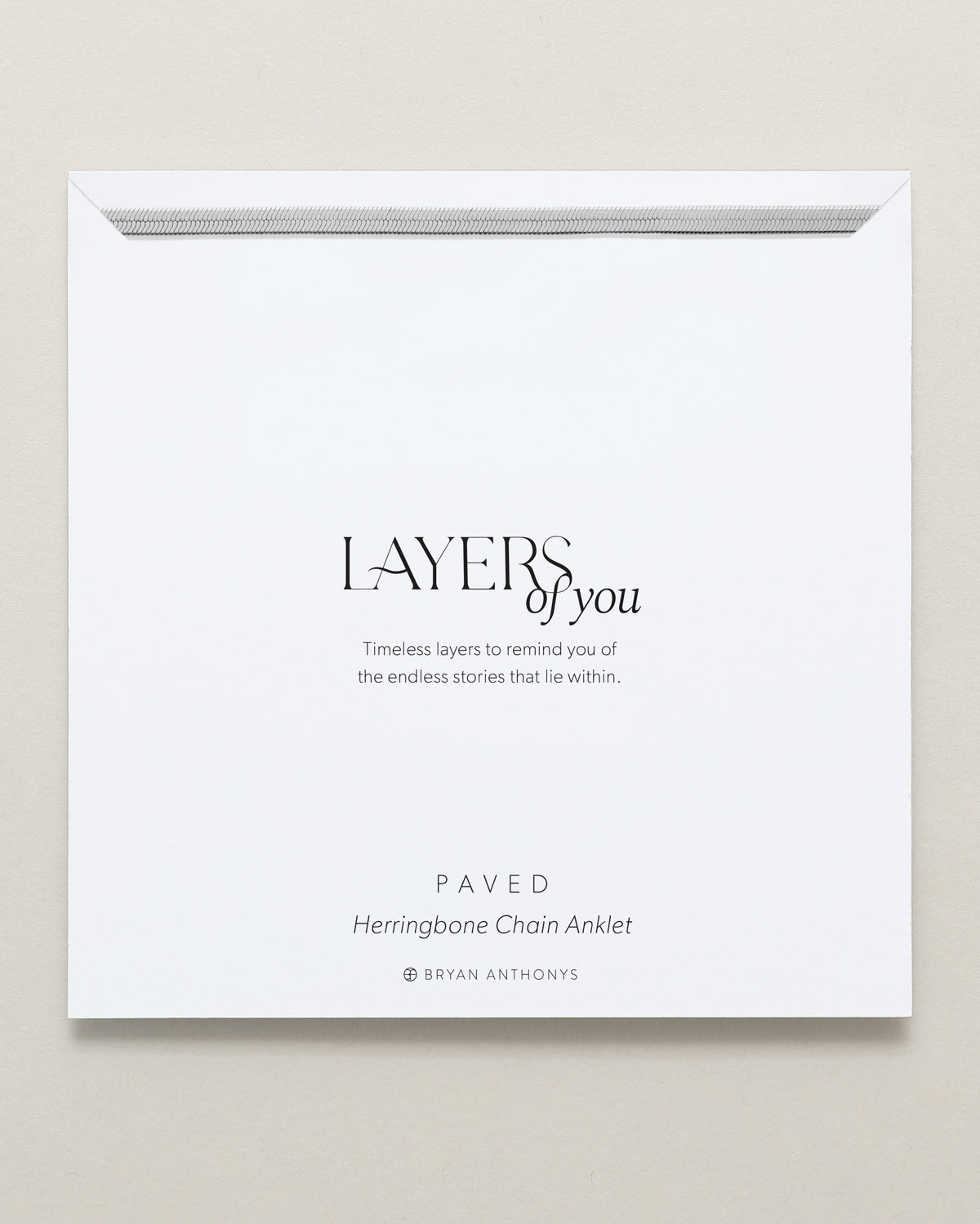Paved Herringbone Chain Anklet、mySite、hinf8tx79