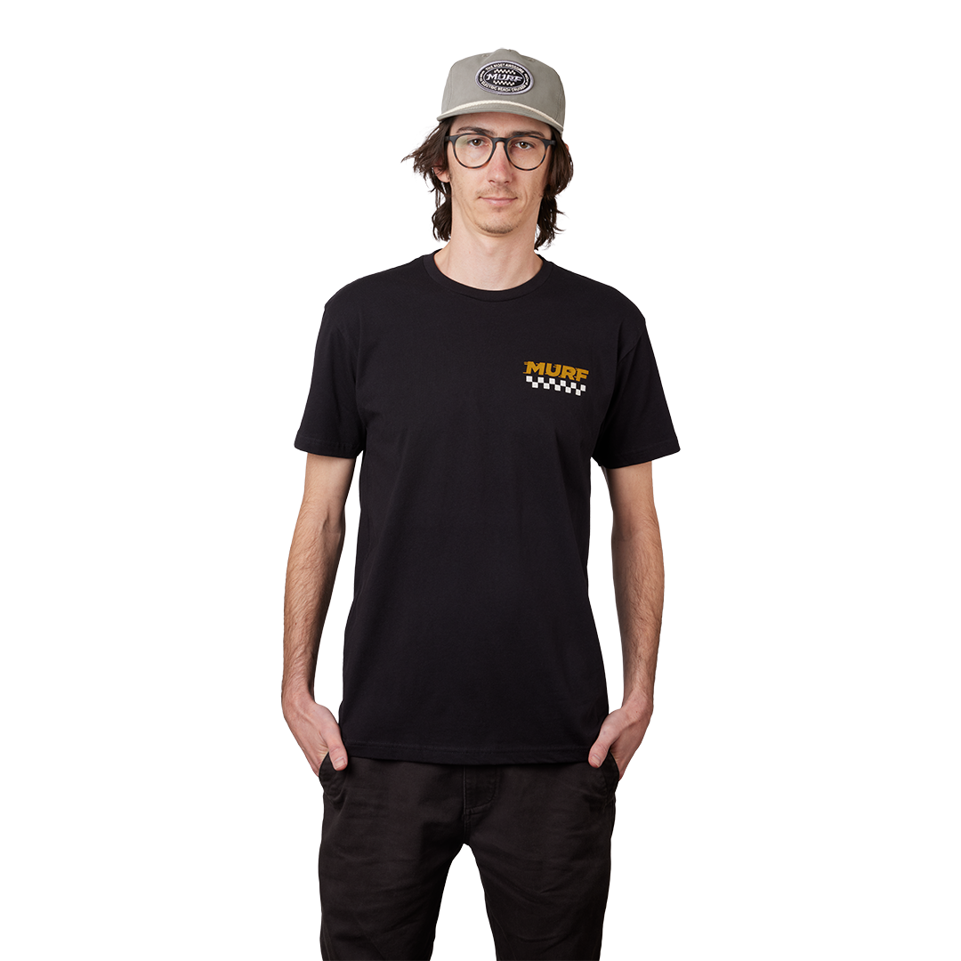 Murf Checkered Stamp Tee、mySite、gigharbornorthrealestate