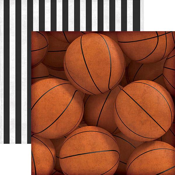  Scrapbook Paper - Basketballs、mySite、ghnorth