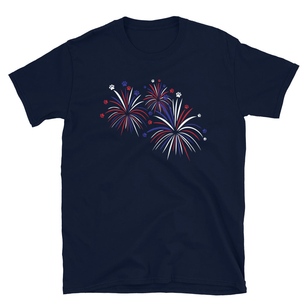 Fireworks of Paws T-Shirt、mySite、camillekostekn