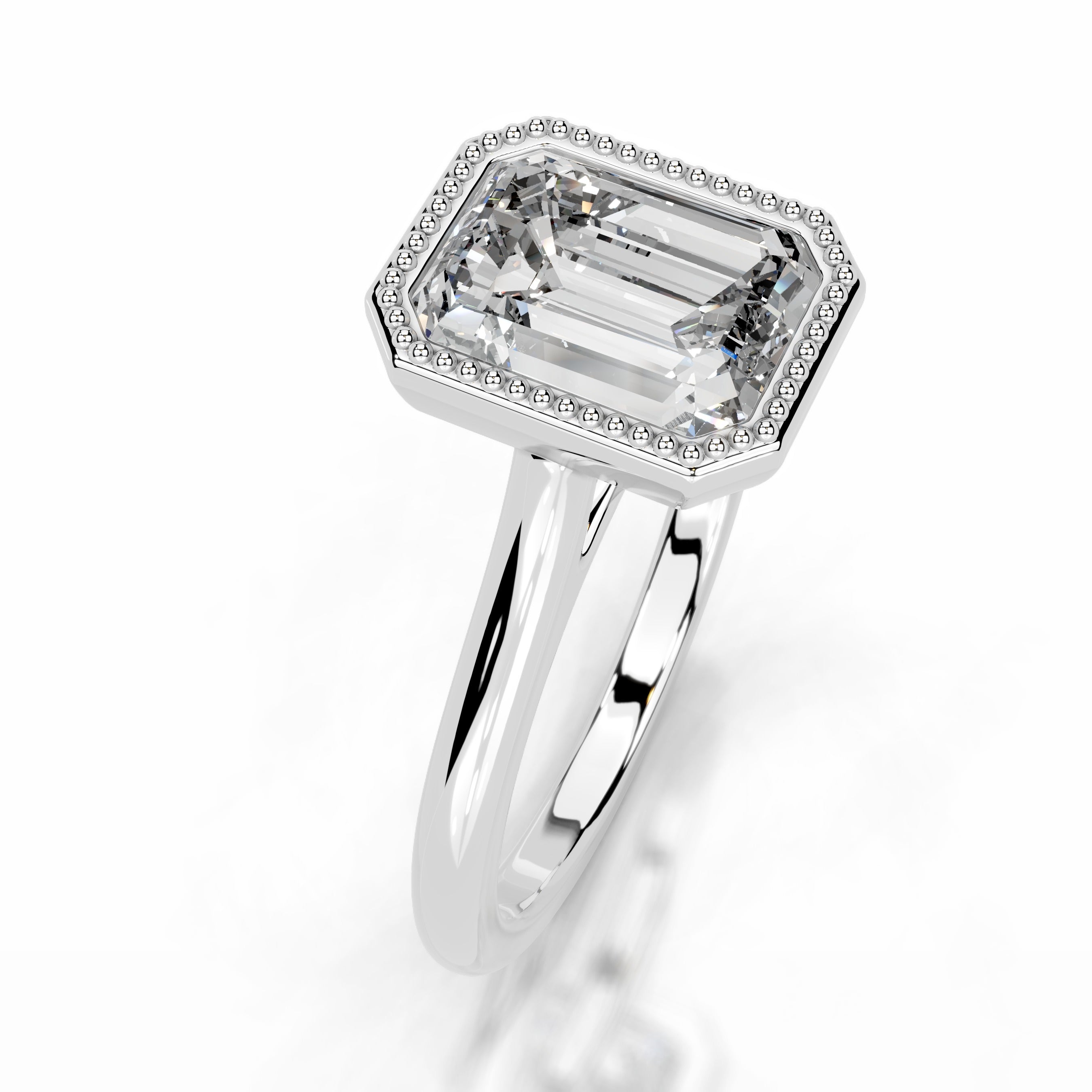 Eunice Diamond Engagement Ring - 18K White Gold、mySite、hinf8tx79