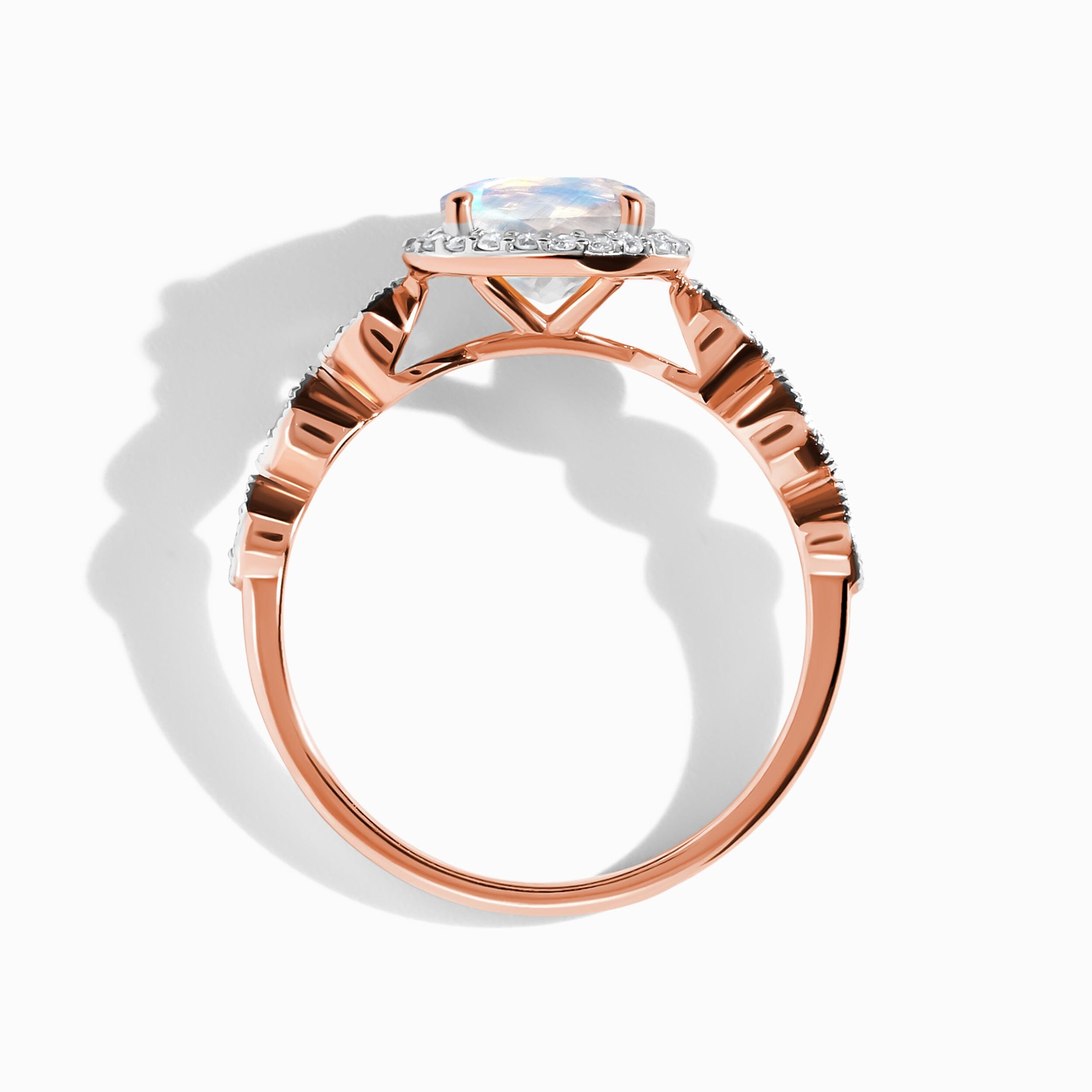 Moonstone Lab Diamond Ring - Soulmate、mySite、hinf8tx79