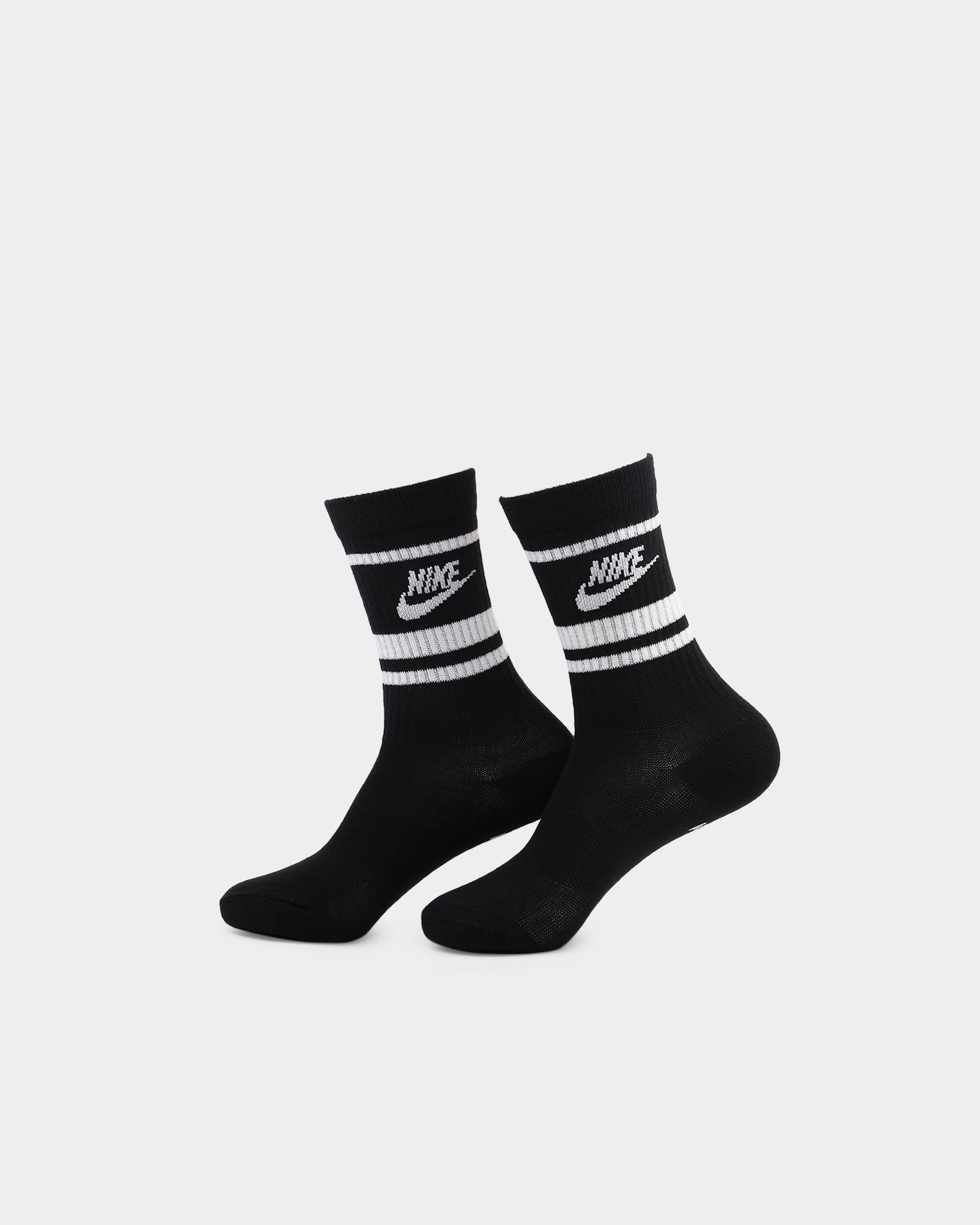 Nike Men's Sportswear Everyday Essential Crew Sock 3 Pack Black/White、mySite、zt4zffjzw