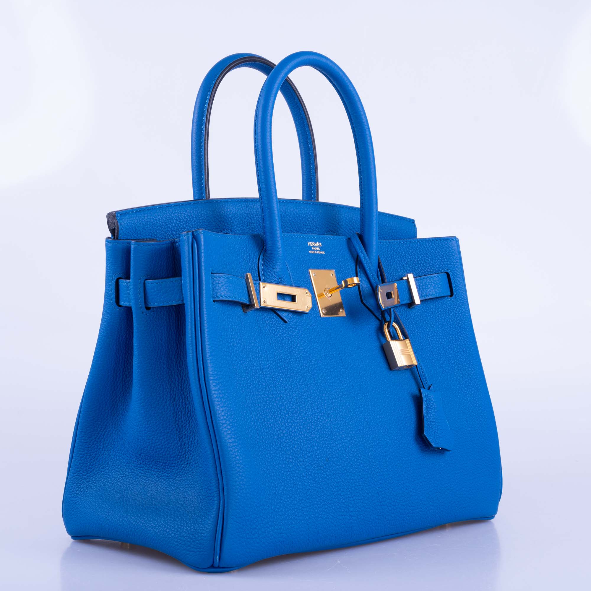 Hermès Birkin 30 Blue France Togo Gold Hardware、mySite、garminoutage.com