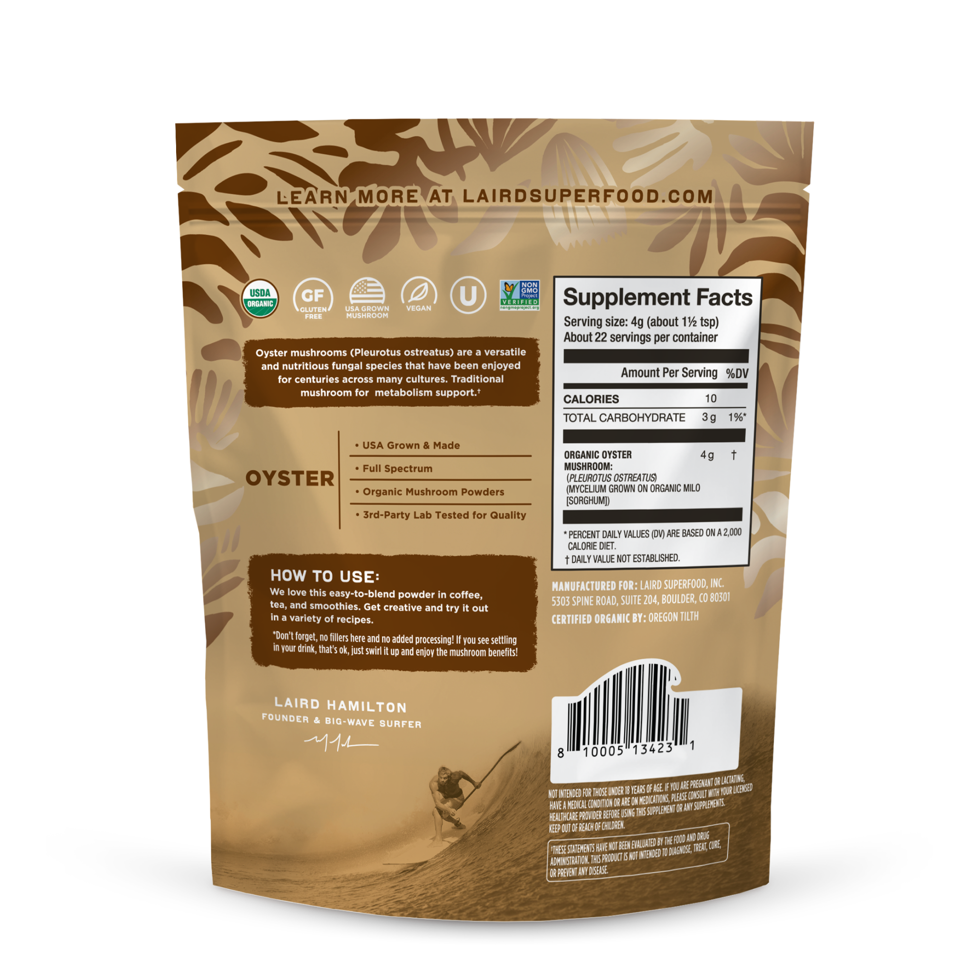 Organic Oyster Mushroom Powder、mySite、gigharbornorthrealestate