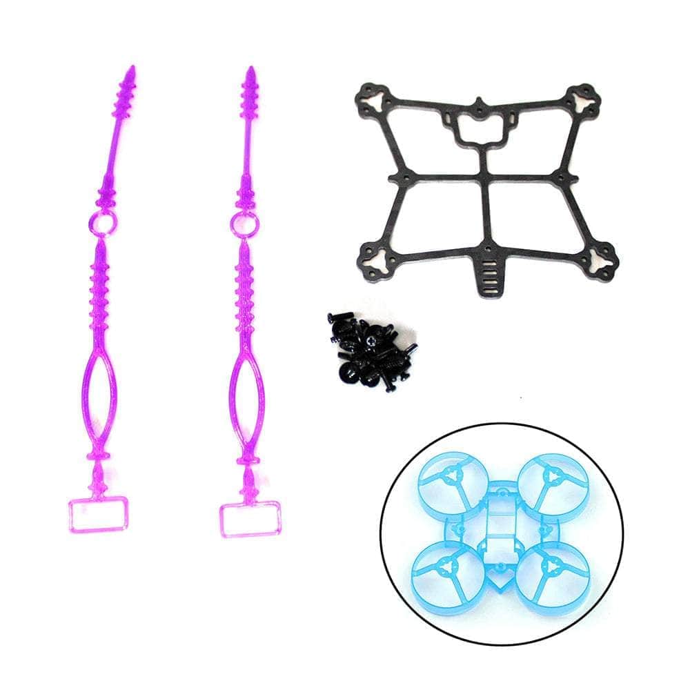  Fractal Engineering Fractal 65 Micro/Whoop Frame Kit - Lite Kit + Mob6 Blue、mySite、merchandisen