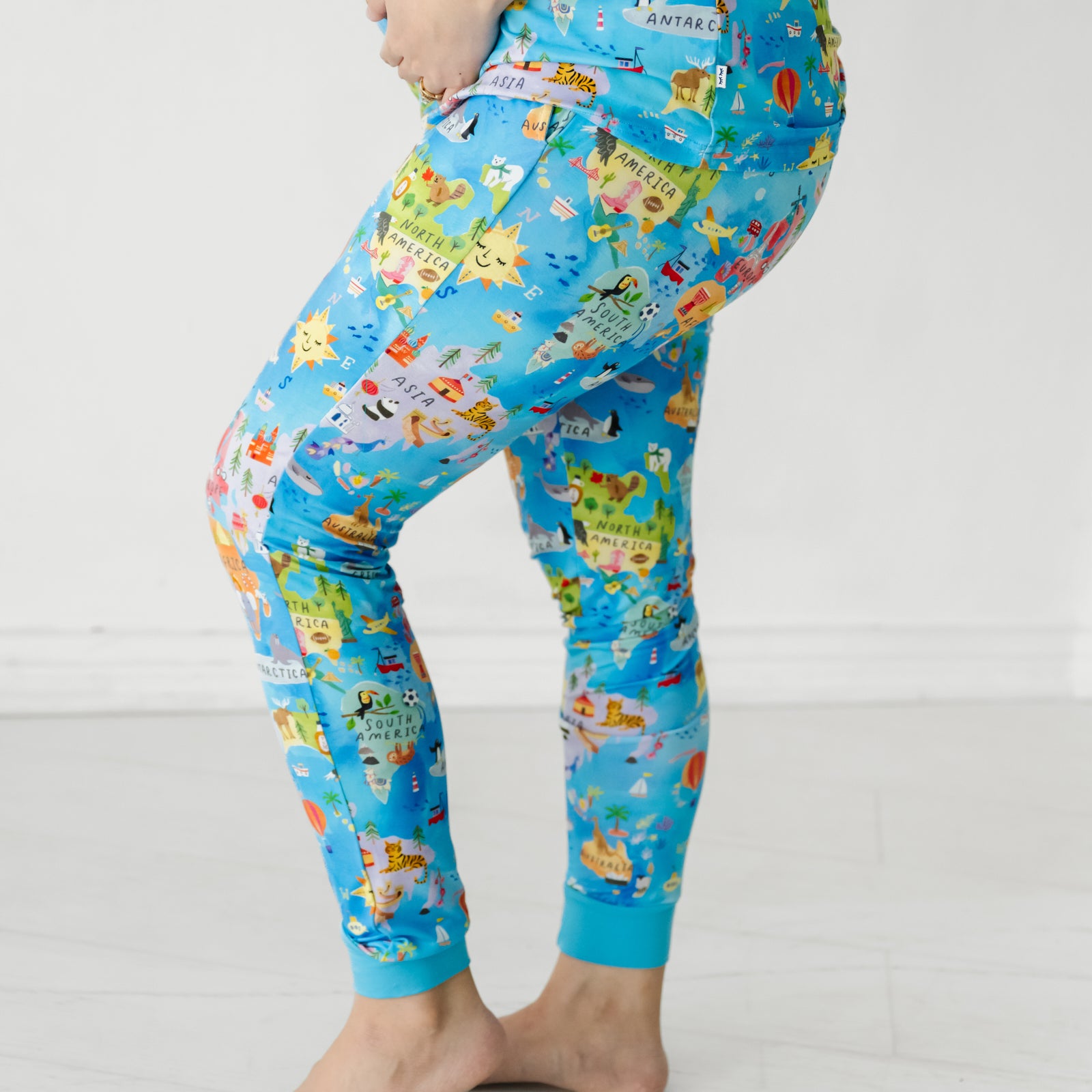 Around The World Women's Pajama Pants、mySite、g9winljtr
