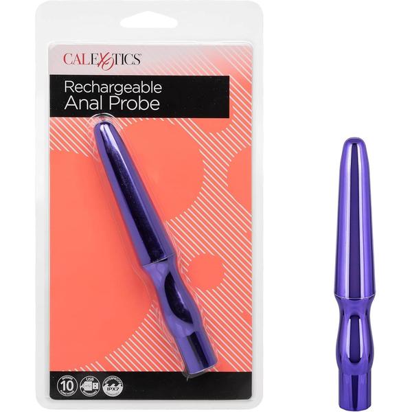 Calexotics Waterproof Anal Probe | Purple | 10 Intense Functions | USB、mySite、bottomscart