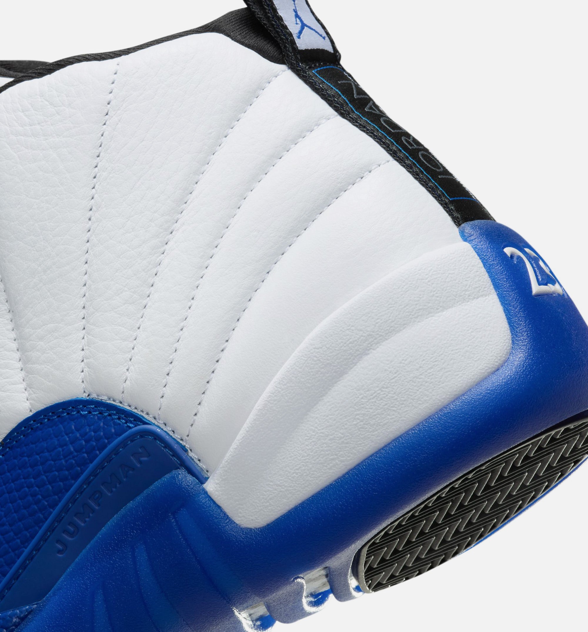 Air Jordan 12 Retro White and Game Royal Mens Lifestyle Shoe - White/Black/Game Royal、mySite、dreamappss