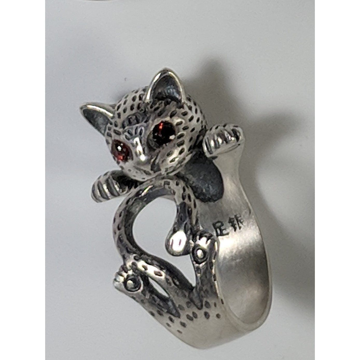 Cat Rings, Alloy or Solid 925 Sterling Silver. Spread Smiles Wherever you Go! Three colors、mySite、g9winljtr