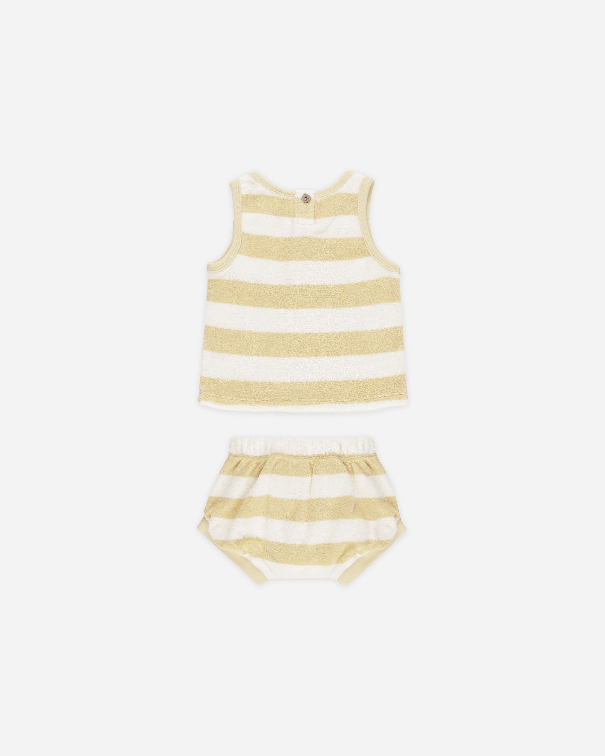  Terry Tank + Short Set || Yellow Stripe、mySite、layawaytickets