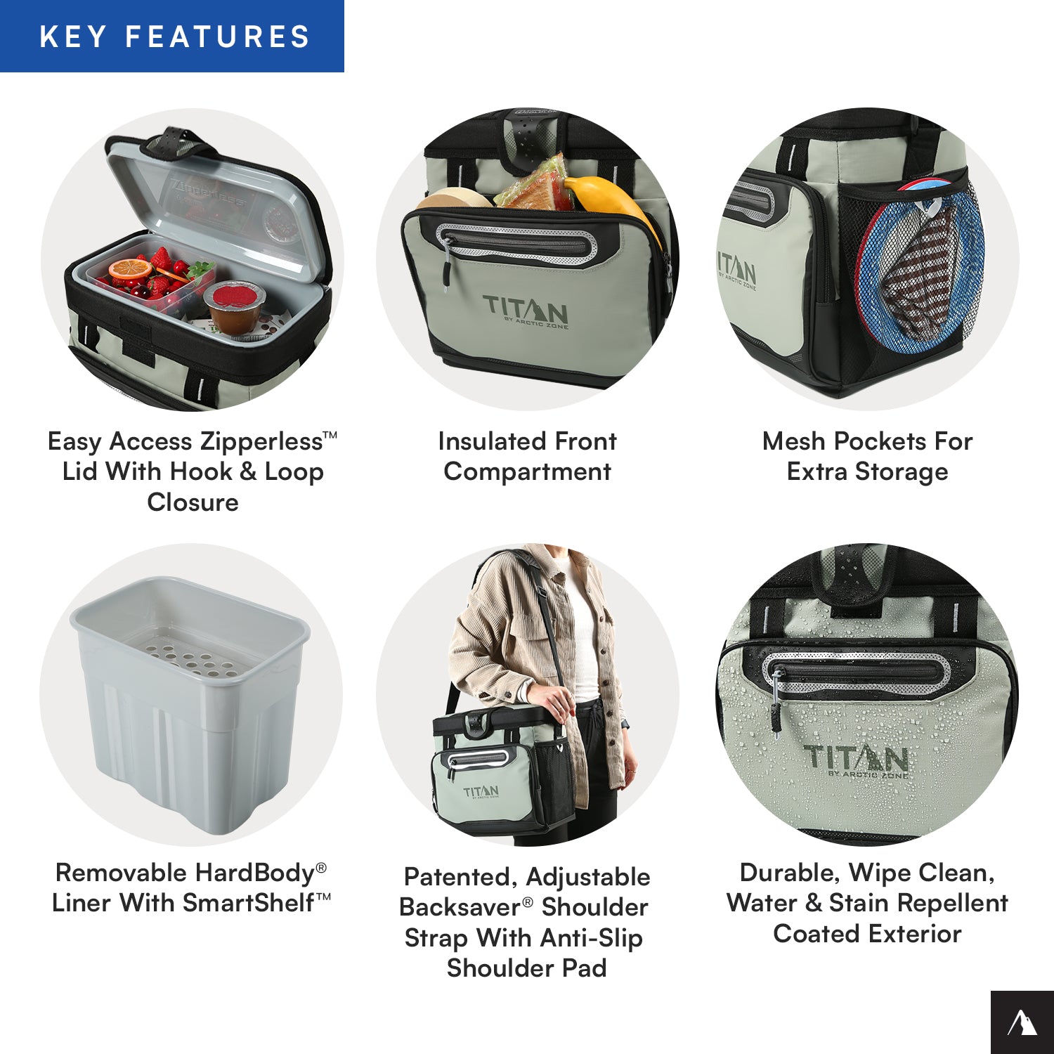 16 Can Zipperless HardBody® Cooler、mySite、noshort