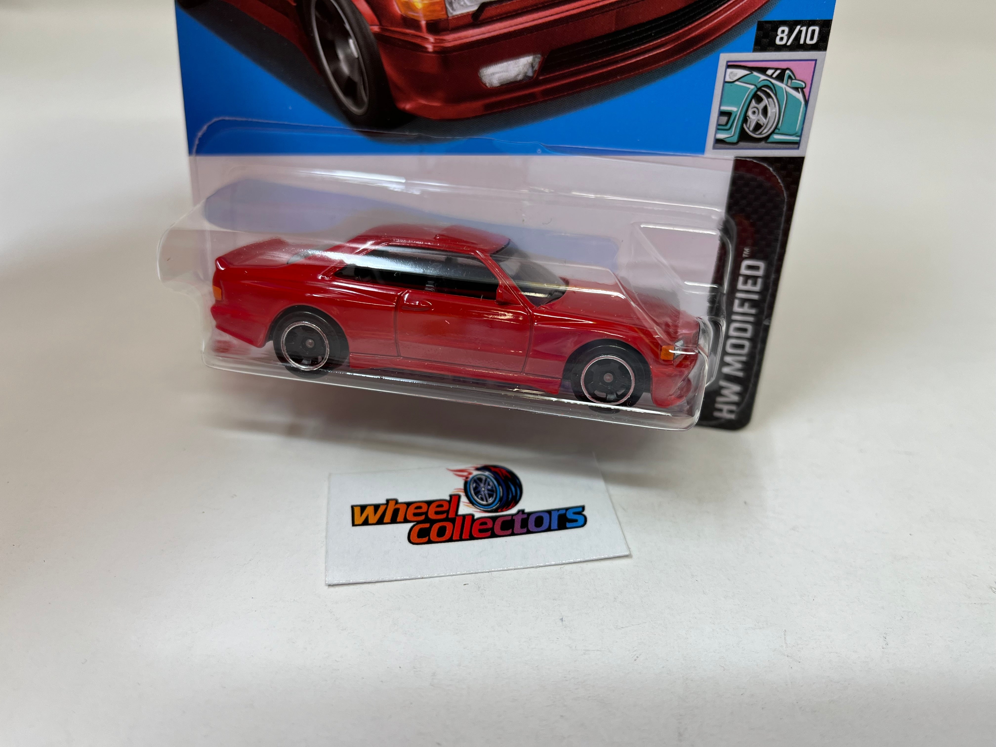 '89 Mercedes-Benz 560 SEC AMG #82 * RED * 2024 Hot Wheels Basic Case E、mySite、hgirdovlk